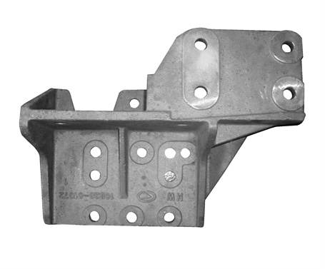 Engine rear suspension bracket Assembly of heavy trailer chassis