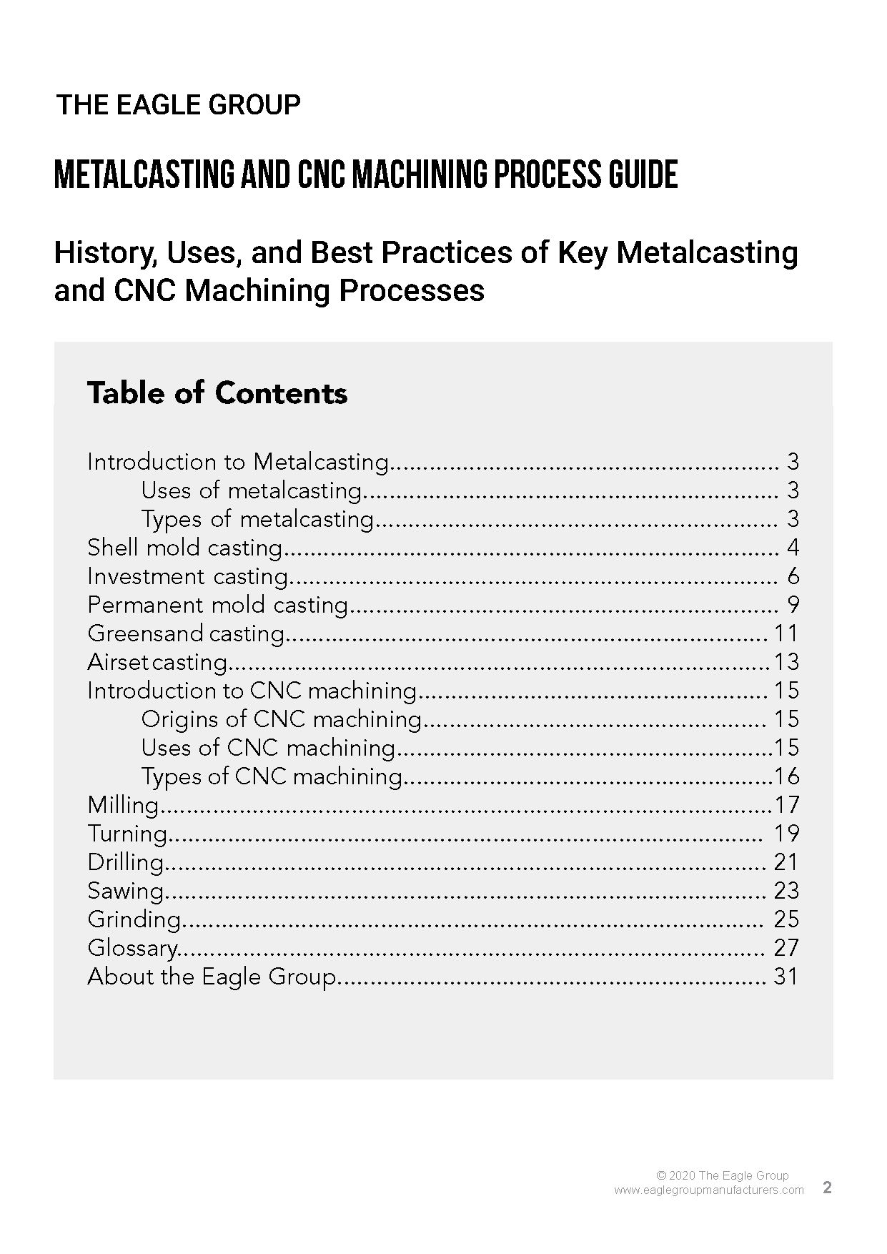 History, Uses, and Best Practices of Key Metalcasting and CNC Machining Processes(图2)