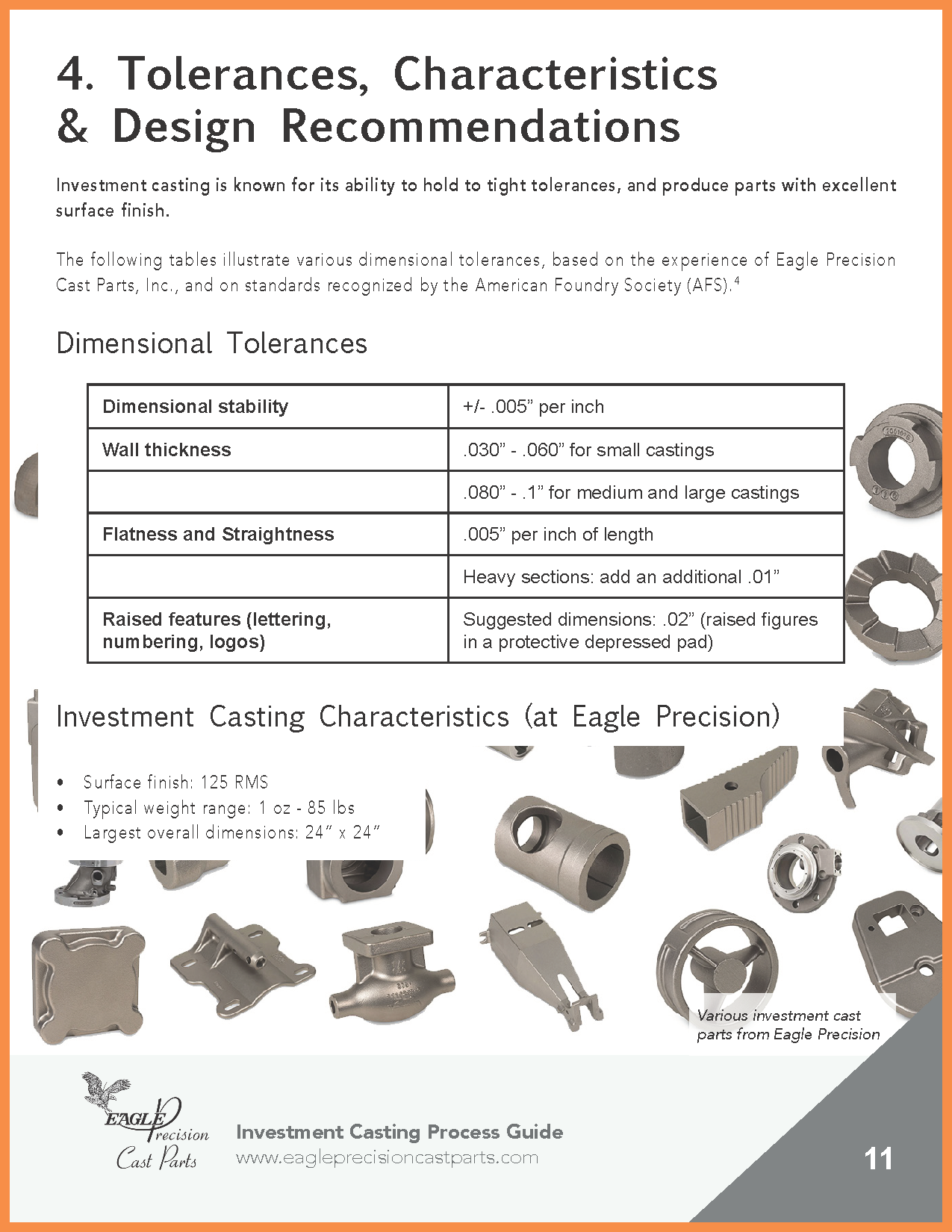 Eagle Precision - Investment Casting Process Guide(图11)