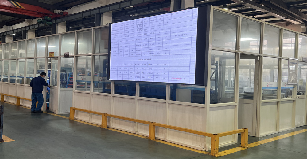 Production Management Video Display System
