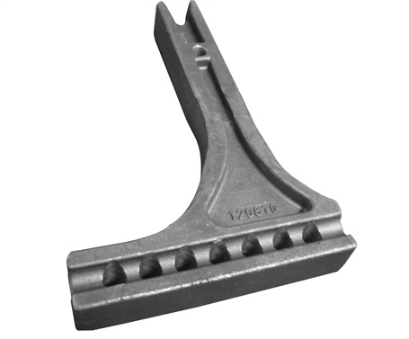 Shank of hitch receiver of truck