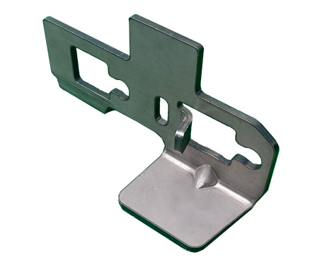 Hook mounting plate of tow truck
