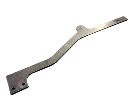 Plate support of agricultural machinery