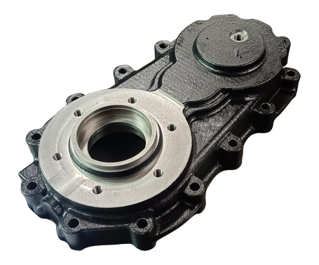 Transmissions casing of earthmoving machinery