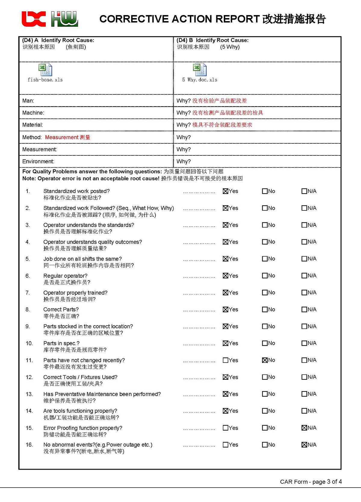 Corrective Action Report(8D)(图3)